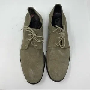 John Varvatos grey suede lace up derby shoes 10.5 John Varvatos Suede Leather Ago Mezzagoma Oxford Men main image 4